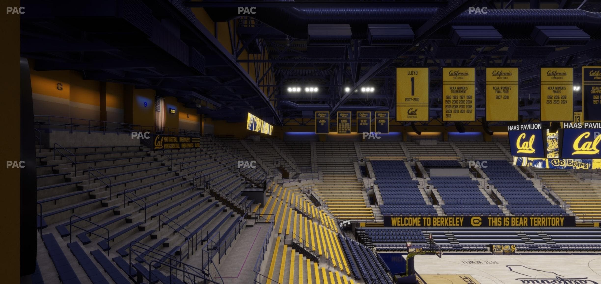 Haas Pavilion - Section 5 Seat View