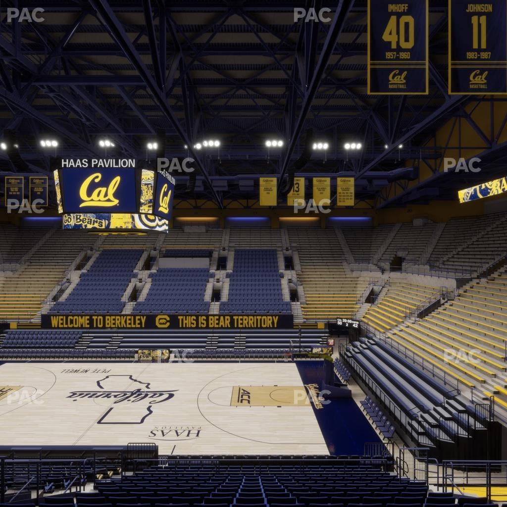 Haas Pavilion - Section Chairback 1 Seat View