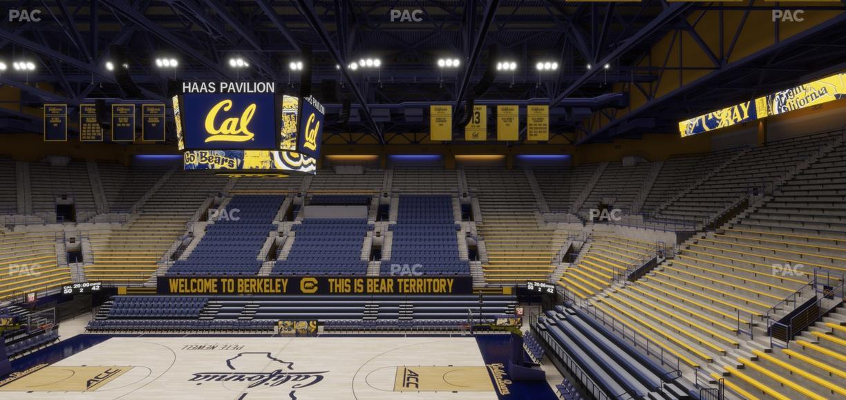 Haas Pavilion - Section Chairback 1 Seat View