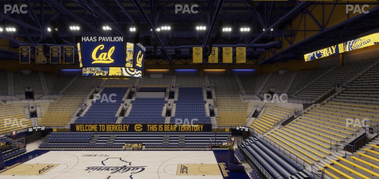 Haas Pavilion - Section Chairback 1 Seat View