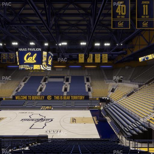 Haas Pavilion - Section Chairback 1 Seat View