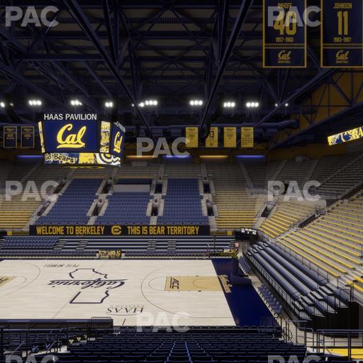 Haas Pavilion - Section Chairback 1 Seat View