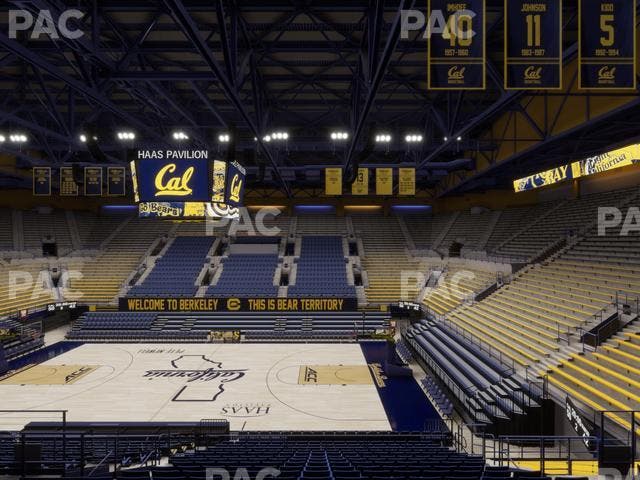Haas Pavilion - Section Chairback 1 Seat View Haas Pavilion - Section Chairback 1 Seat View