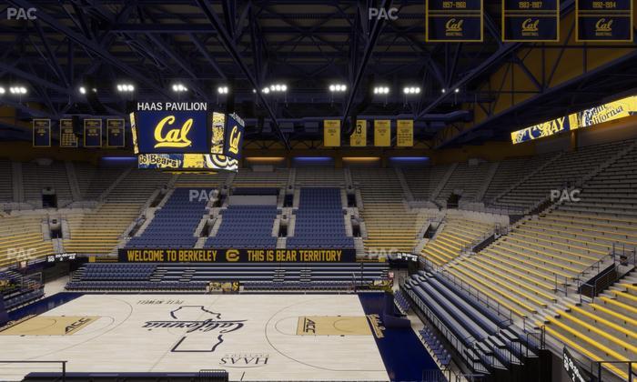 Haas Pavilion - Section Chairback 1 Seat View