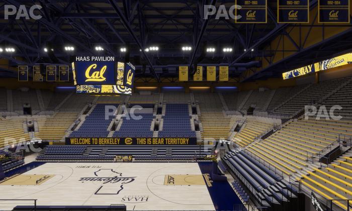 Haas Pavilion - Section Chairback 1 Seat View