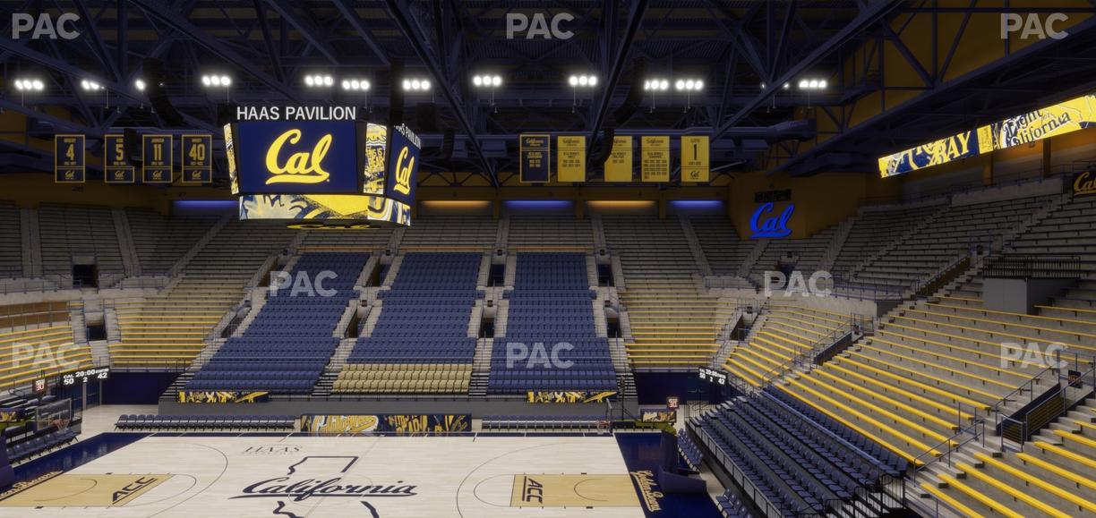 Haas Pavilion - Section Chairback 15 Seat View