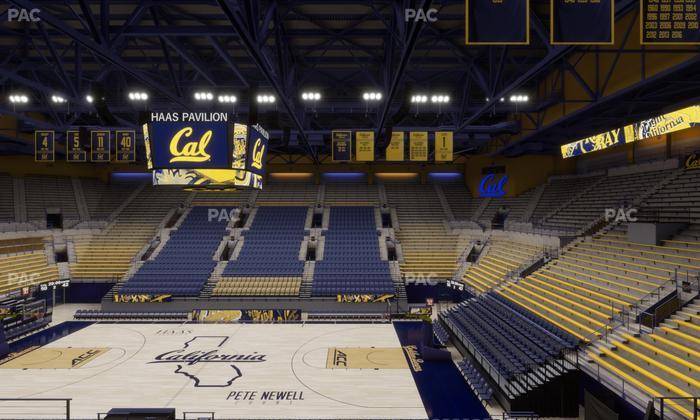Haas Pavilion - Section Chairback 15 Seat View