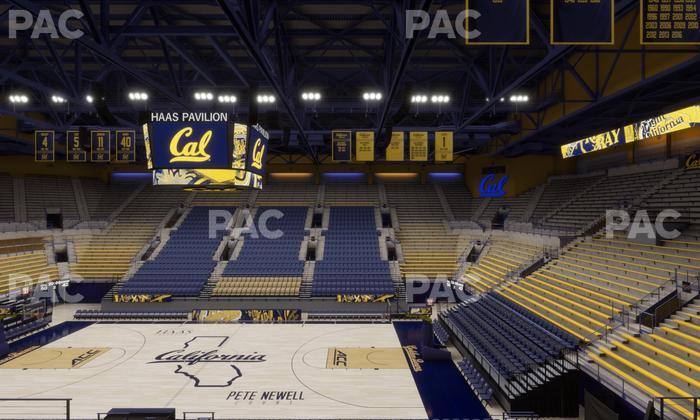 Haas Pavilion - Section Chairback 15 Seat View