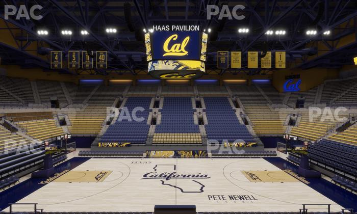 Haas Pavilion - Section Chairback 16 Seat View