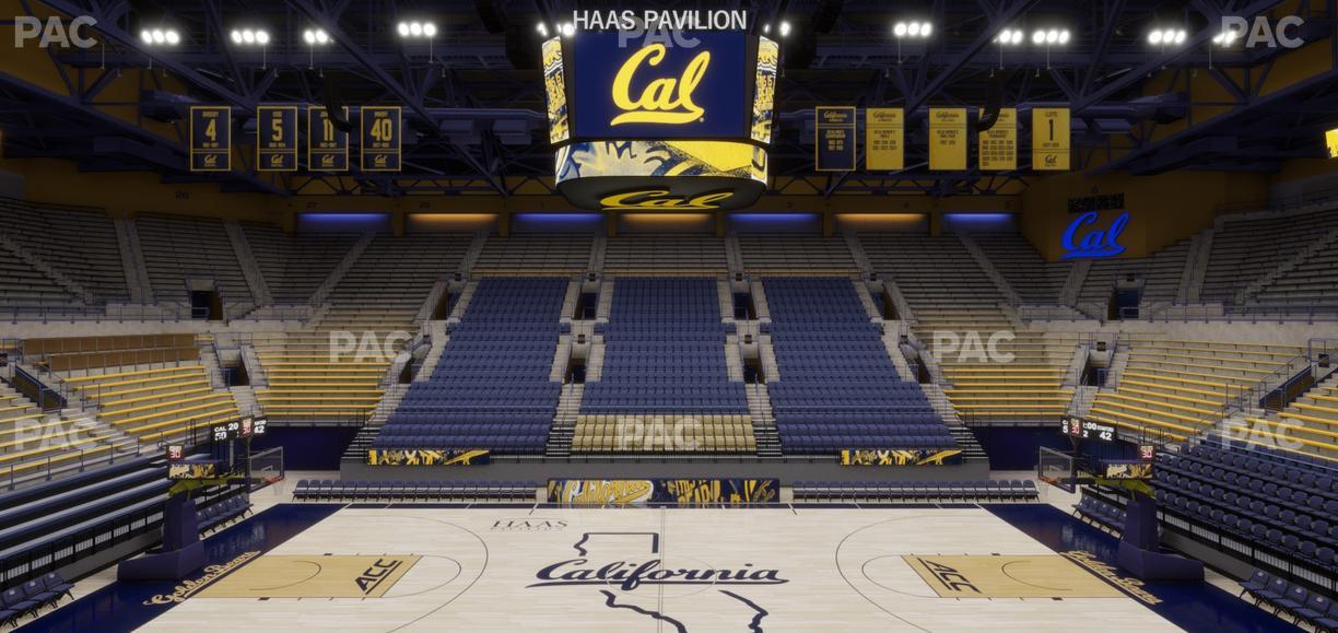 Haas Pavilion - Section Chairback 16 Seat View