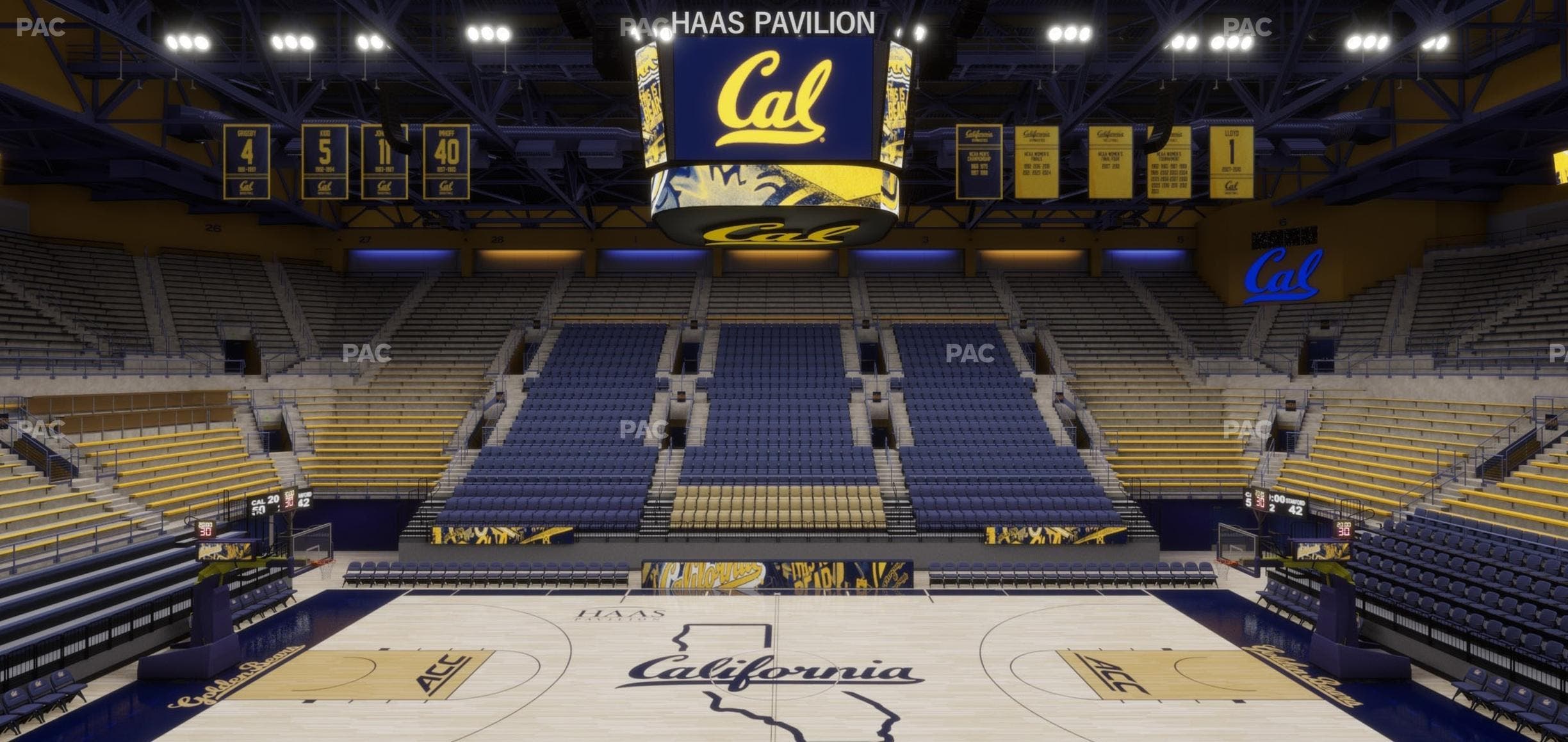 Haas Pavilion - Section Chairback 16 Seat View
