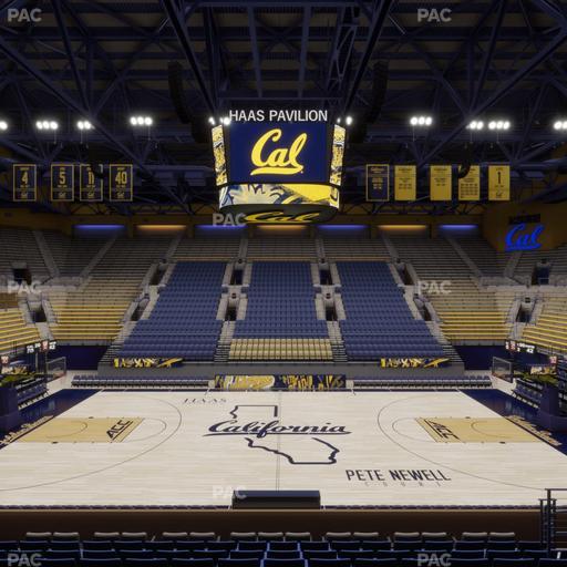Haas Pavilion - Section Chairback 16 Seat View