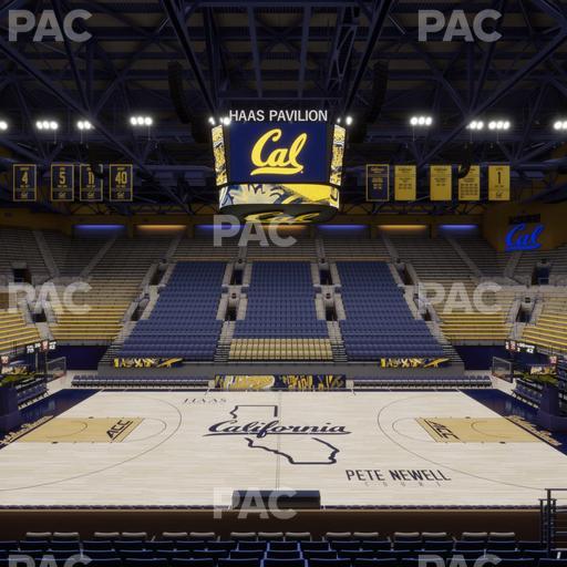 Haas Pavilion - Section Chairback 16 Seat View
