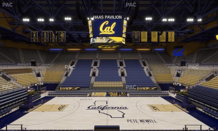Haas Pavilion - Section Chairback 16 Seat View