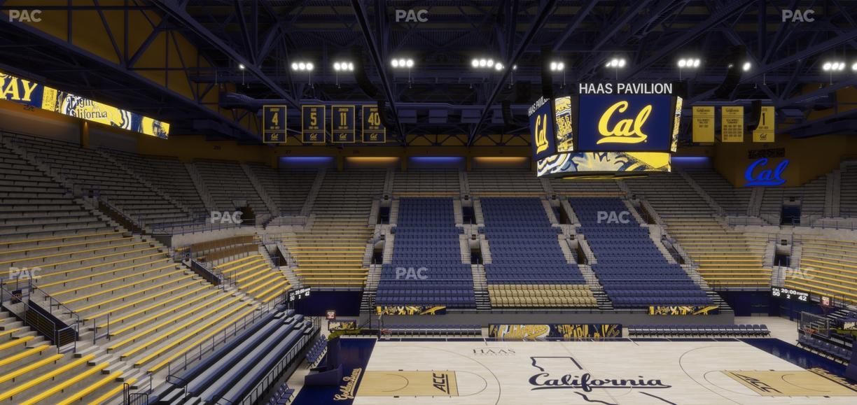 Haas Pavilion - Section Chairback 17 Seat View