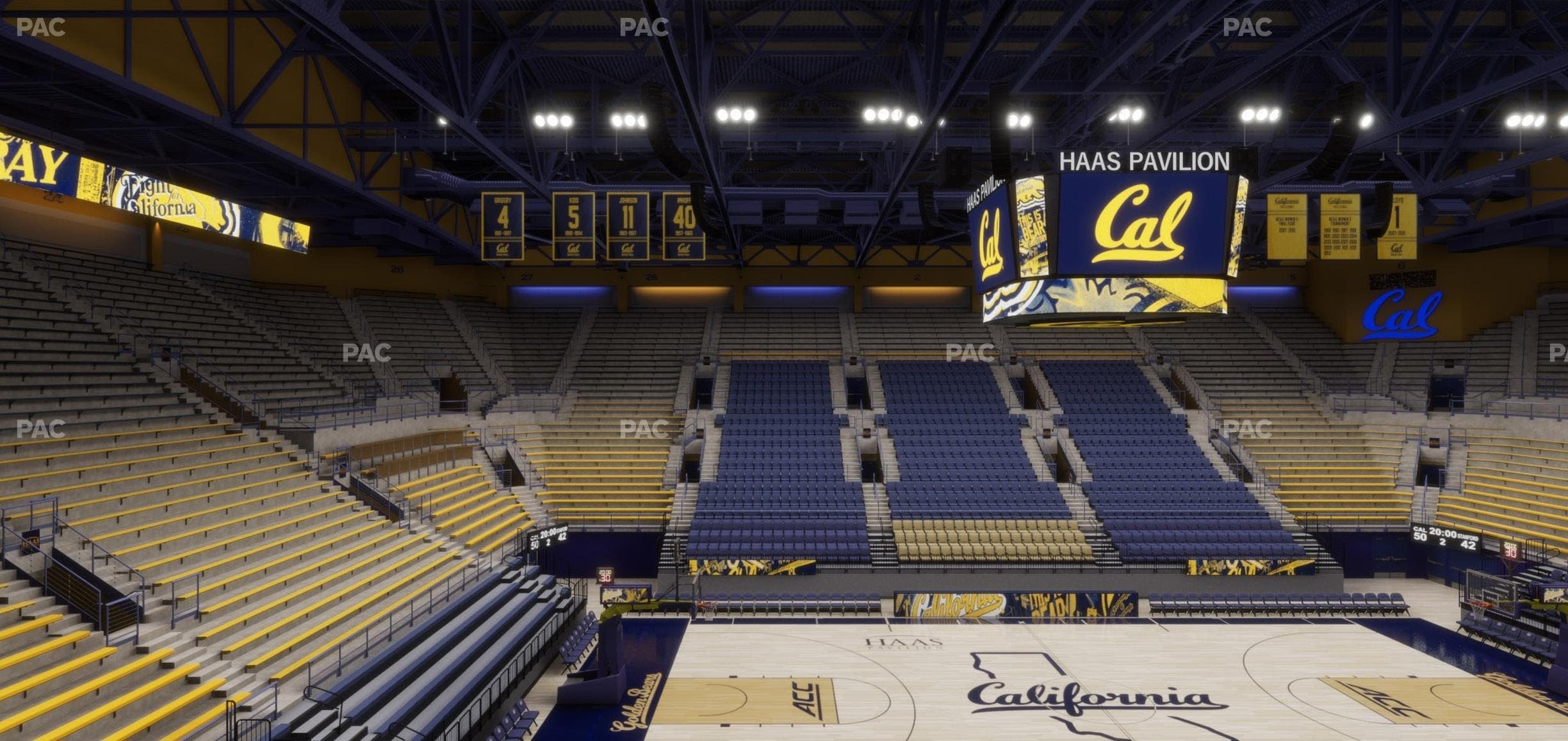 Haas Pavilion - Section Chairback 17 Seat View