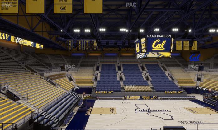 Haas Pavilion - Section Chairback 17 Seat View