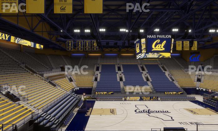 Haas Pavilion - Section Chairback 17 Seat View