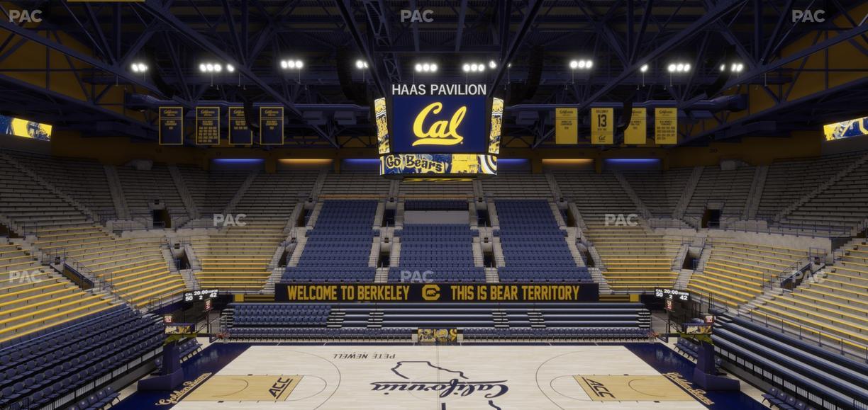 Haas Pavilion - Section Chairback 2 Seat View