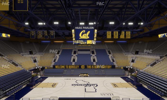 Haas Pavilion - Section Chairback 2 Seat View