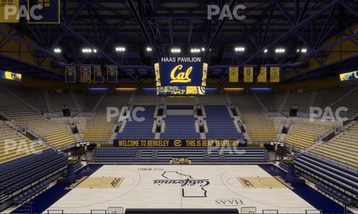 Haas Pavilion - Section Chairback 2 Seat View