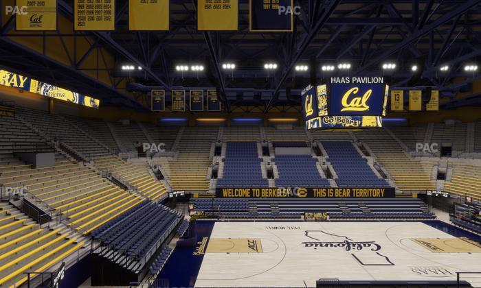 Haas Pavilion - Section Chairback 3 Seat View