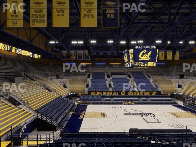 Haas Pavilion - Section Chairback 3 Seat View