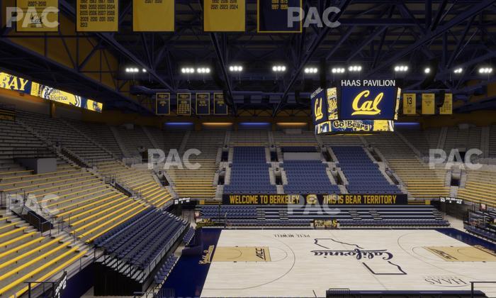 Haas Pavilion - Section Chairback 3 Seat View