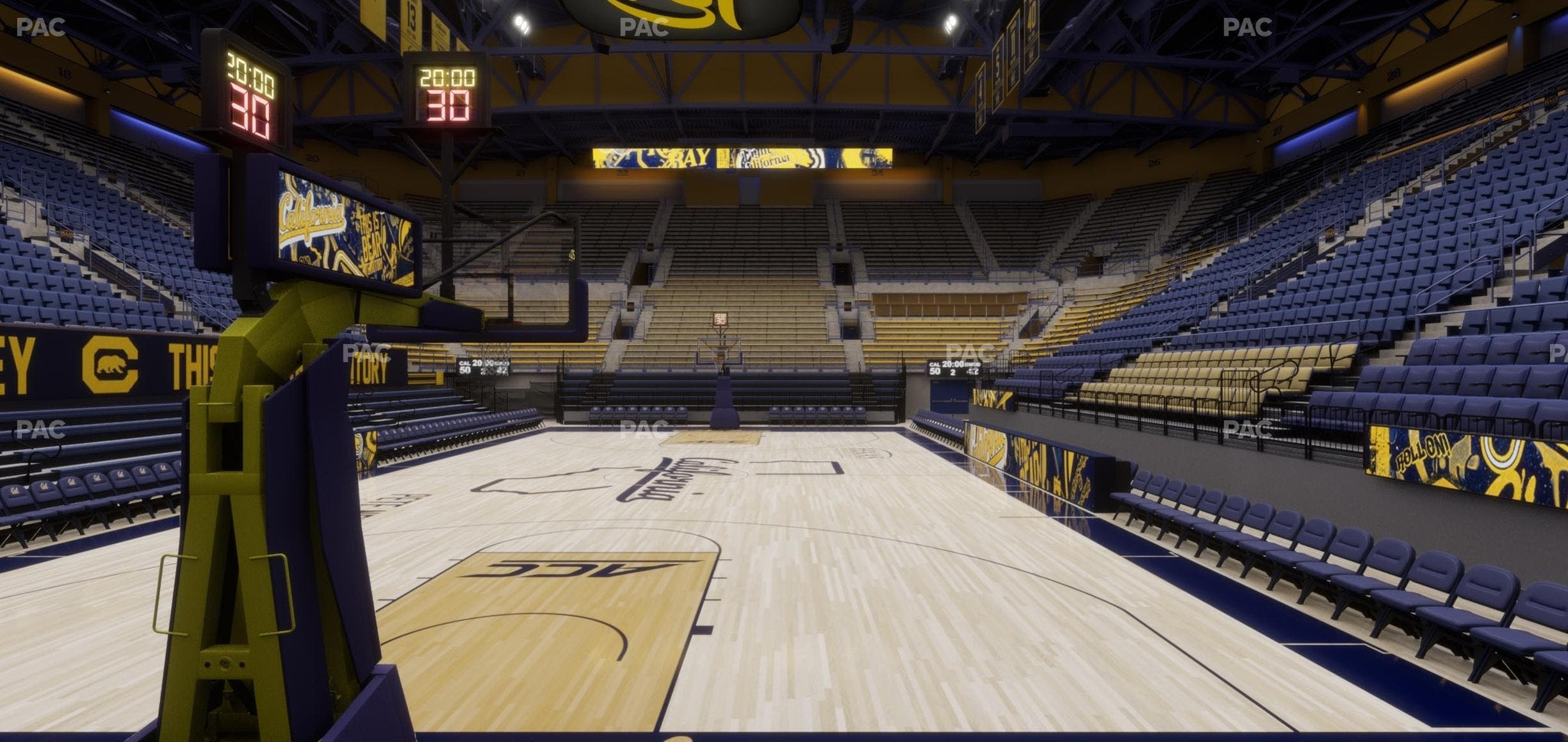 Haas Pavilion - Section Chairback 9 Seat View