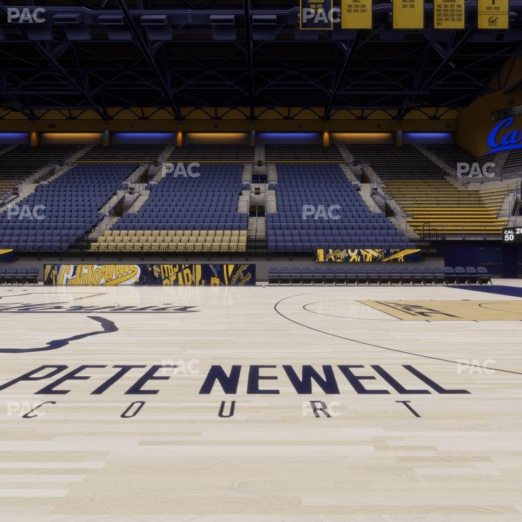 Haas Pavilion - Section Courtside 15 16 Seat View