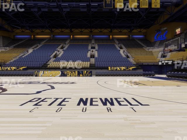 Haas Pavilion - Section Courtside 15 16 Seat View Haas Pavilion - Section Courtside 15 16 Seat View