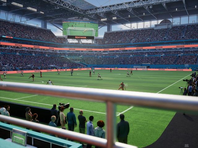 Hard Rock Stadium - Section 101 Seat View