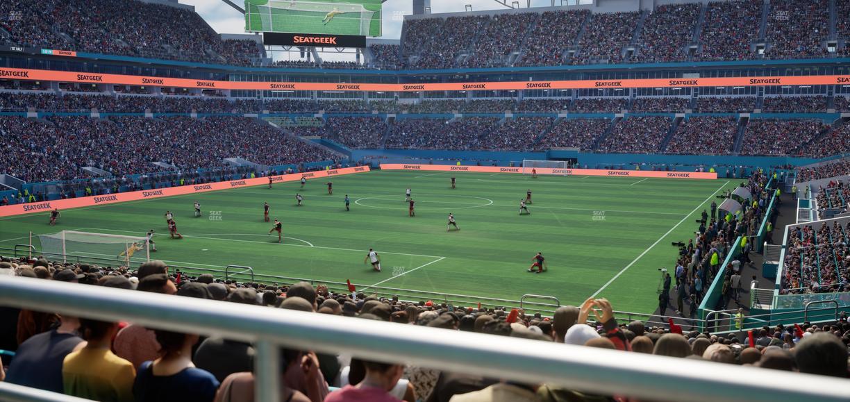 Hard Rock Stadium - Section 101 Seat View