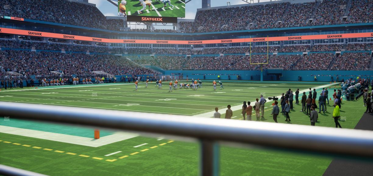 Hard Rock Stadium - Section 101 Seat View