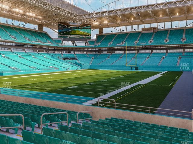 Hard Rock Stadium - Section 101 Seat View