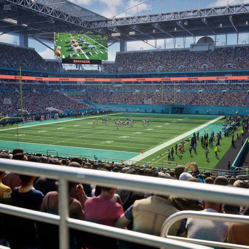 Hard Rock Stadium - Section 101 Seat View
