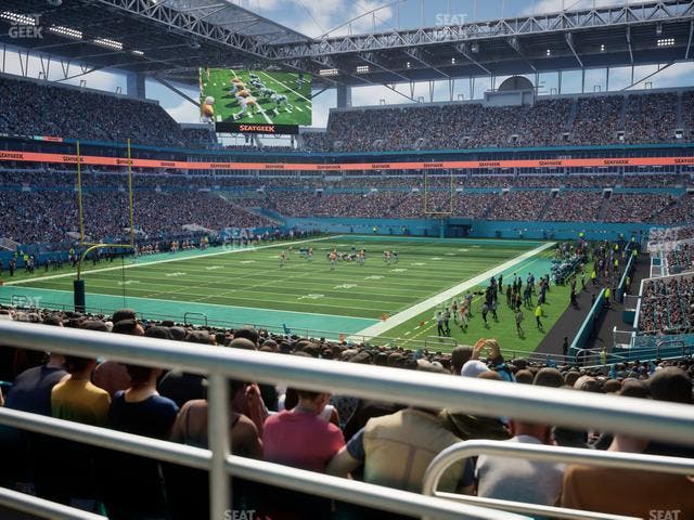 Hard Rock Stadium - Section 101 Seat View