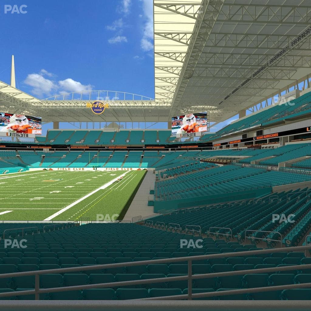 Hard Rock Stadium - Section 101 Seat View