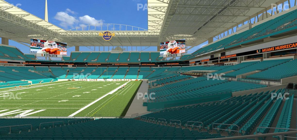 Hard Rock Stadium - Section 101 Seat View