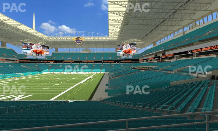 Hard Rock Stadium - Section 101 Seat View