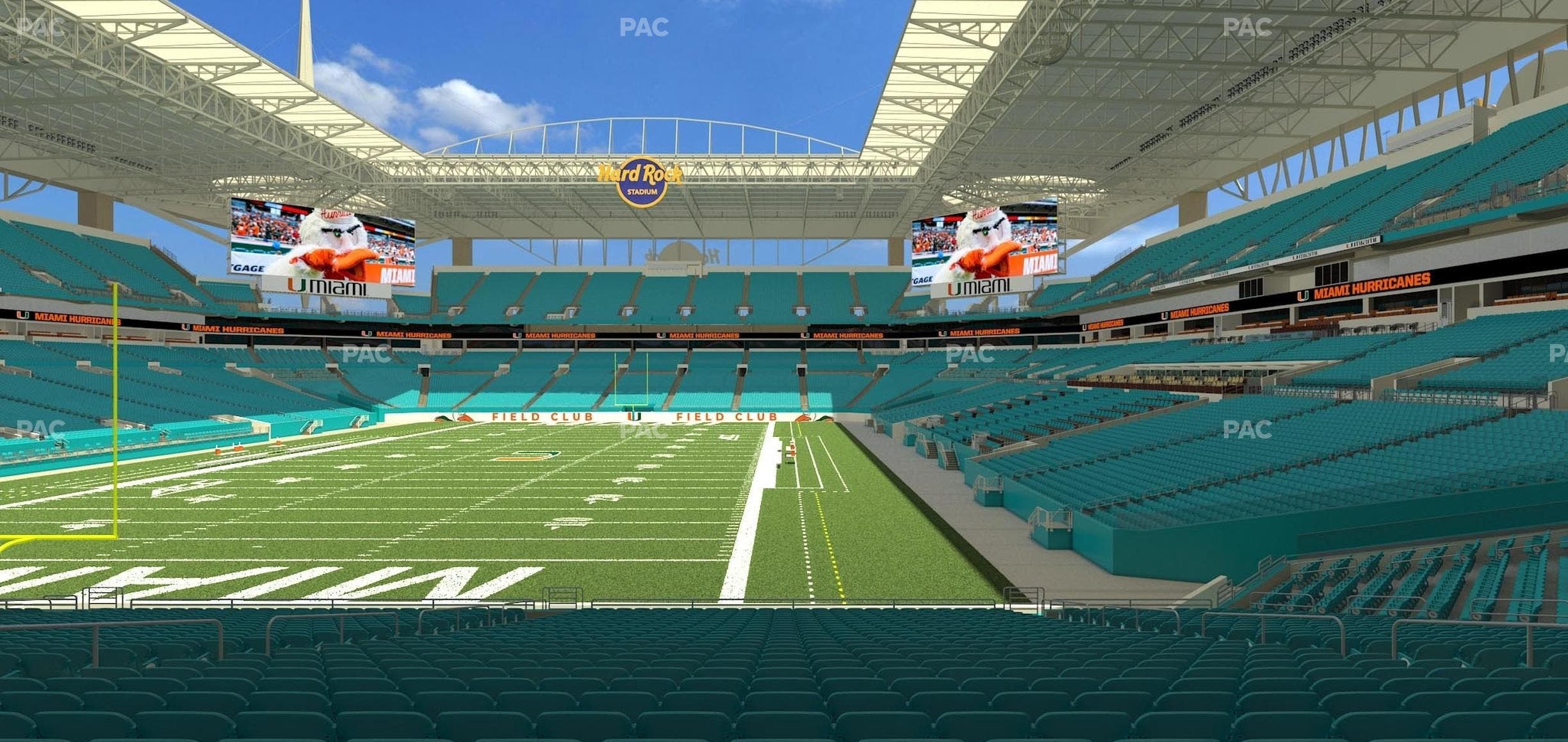 Hard Rock Stadium - Section 102 Seat View