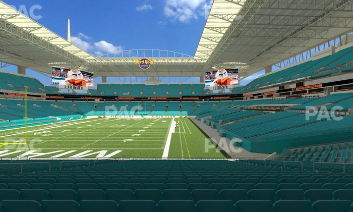 Hard Rock Stadium - Section 102 Seat View