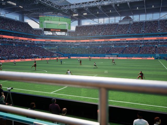 Hard Rock Stadium - Section 102 Seat View
