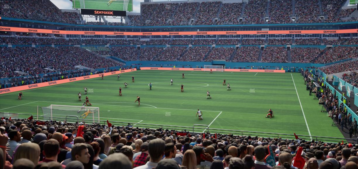 Hard Rock Stadium - Section 102 Seat View