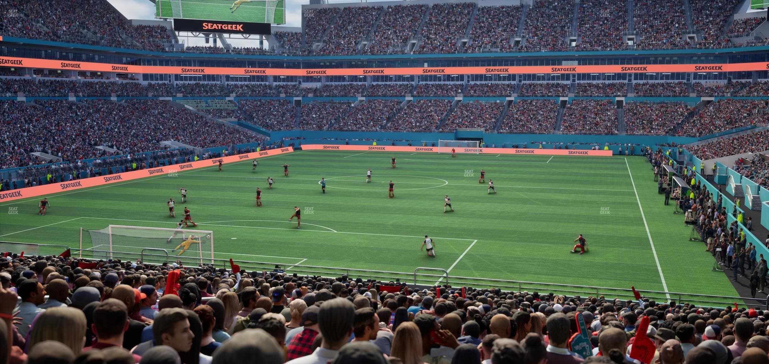 Hard Rock Stadium - Section 102 Seat View