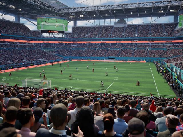 Hard Rock Stadium - Section 102 Seat View Hard Rock Stadium - Section 102 Seat View