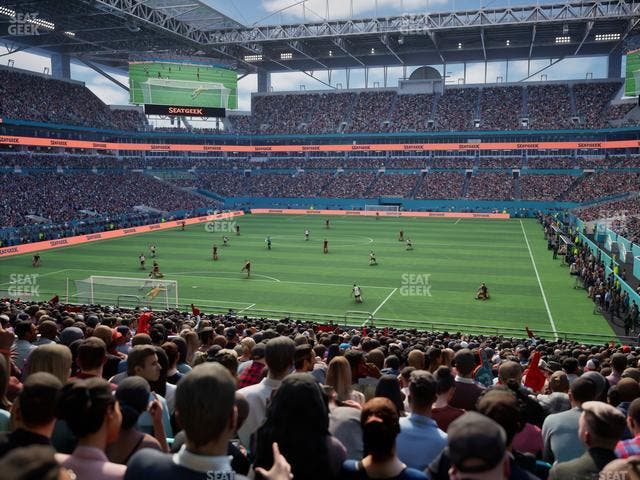 Hard Rock Stadium - Section 102 Seat View