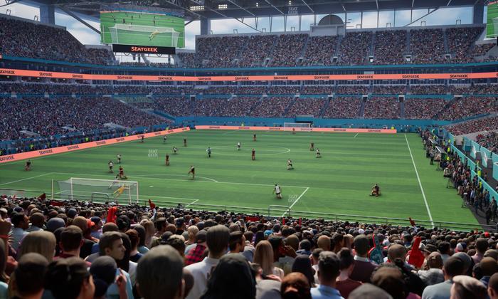 Hard Rock Stadium - Section 102 Seat View