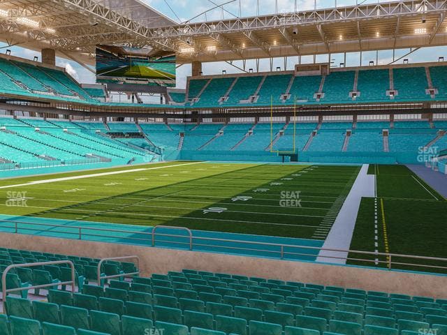 Hard Rock Stadium - Section 102 Seat View