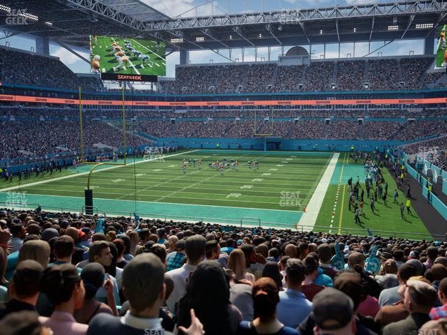 Hard Rock Stadium - Section 102 Seat View